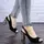 Женские босоножки на каблуке Fashion Galaxy 1711 37 размер 24 см Черный