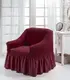 Чехол на кресло с юбкой Бордовый Home Collection Evibu Турция 50120