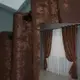 Комплект (2шт. 1,5х2,5м.) штор на люверсах, жаккард "Sultan YL". Цвет коричнево-бордовый. Код 1204ш 37-0063