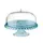 Тортовница с крышкой Guzzini Tiffany 19940081 28x36x36 см синяя