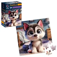 Пазлы Vladi Toys Маленький хаски DT1234-16 64 детали