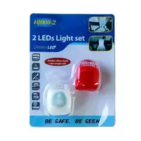 Фонарики Велосипедные  2 штуки LED Light Set HJ008-2 Bike