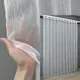 Тюль лен “Дождик” однотонный. Цвет белый. Код 1495т