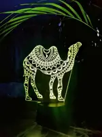 Сменная пластина для 3D светильников "Верблюд" 3DTOYSLAMP