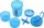 Шейкер спортивний SmartShake Original2GO 600ml Neon Blue