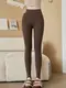 Леггинсы женские со штрипками biflex 20476 2XL шоколадные