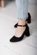 Туфли женские Fashion Quendi 2616 39 размер 25 см Черный