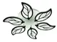 Потолочная LED люстра, светильник светодиодный Sunlight белый 1052/6 Y WHT