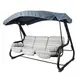 Качели Кристина Дралон бежево-серая полоса