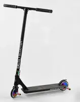 Самокат трюковый Best Scooter "SIMBIOTE" HIC-система, ПЕГИ, алюминиевый диск и дека. Black (102305)