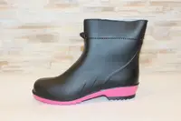 Сапоги жіночі гумові чорні Д652 39