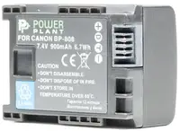Аккумулятор PowerPlant Canon BP-808 Chip 900mAh