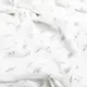 Ткань плательная хлопок Муслин двухслойный веточка