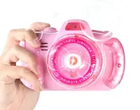 Дитячий фотоапарат для мильних бульбашок BUBBLE CAMERA Pink (14758)