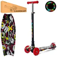 Самокат детский MAXI iTrike JR 3-055-3-WP12 с подсветкой