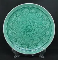 Тарелка подставная Olens Зеленая Амфитрита 7953-55 27 см