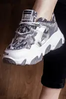 Кросівки жіночі Fashion Rat 2468 37 розмір 23 см Сірий