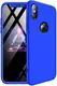 Чехол-накладка GKK 3 in 1 Hard PC Case Apple iPhone X Blue