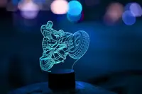 Сменная пластина для 3D светильников "Человек-паук на мотоцикле" 3DTOYSLAMP