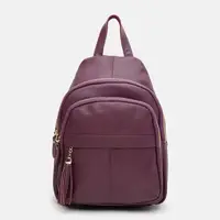 Шкіряний жіночий рюкзак Borsa Leather K11032v-violet