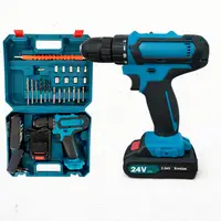 Шуруповерт акумуляторний 550 DWE 24V 3AH · Дриль з Набором інструментів 24 предмети