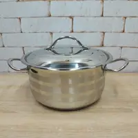 Кастрюля с крышкой OMS 2005-24-6,0л 24 см 6 л серебристая