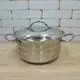 Кастрюля с крышкой OMS 2005-24-6,0л 24 см 6 л серебристая