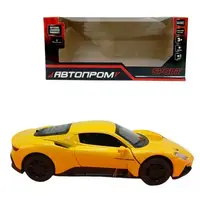 АВТОПРОМ 1:33 Maserati MC20 (ЖЕЛТАЯ) (18*3х8*2х9*2 см.)
