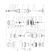 Насос шнековый скважинный 1.1кВт H 190(116)м Q 45(25)л/мин Ø96мм (нерж) DONGYIN 4QGD1.5-120-1.1 (777214)