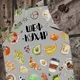 Кухонный фартук полноцветный Colorful Шеф кухар  75х51 см