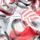Ткань бязь ранфорс для постельного белья 2,4 м 7243 v-42 Круги красные