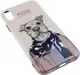 Чехол-накладка PUZOO TPU Glossy Shiny Powder Art dog iPhone X Brown Aboo