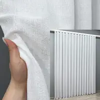 Тюль фактурный плотный лен “Softline”. Цвет белый. Код 2060т