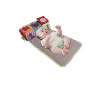Коврик игровой Happy Bear, мягкий, валик с игровыми элементами. Multicolor (147037)