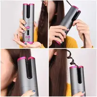 Плойка авто-бігуді для завивки волосся бездротовий Ramindong Hair curler. Колір: сірий