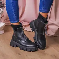 Ботинки женские Fashion Nutmeg 2378 41 размер 26 см Черный