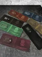 Обкладинка на посвідчення Національної Гвардії України із натуральної шкіри "Crazy Hors", Марсала
