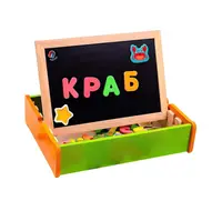 Магнітний набір Абетка та математика Vladi Toys, магнітні літери, наліпки. Multicolor (139830)