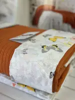 Oranc летний набор с плед машинная вязка. Romeo home Турция