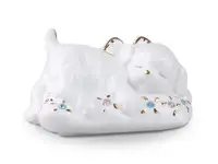 Фигурка декоративная Lefard Щенок Соня 149-401 9 см белая