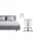 Кроватка приставная Momi Revo Light Grey с москитной сеткой и матрасом, 6 уровней высоты, для новорожденных