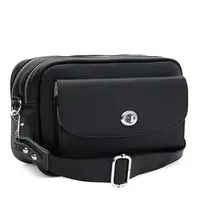 Женская кожаная сумка Borsa Leather K12602bl-black