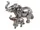 Фигурка декоративная Lefard Пара слонов 919-410 25,5х12,5х21 см
