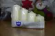 Набір свічок 4 шт. циліндр Bispol AURA Candles Молочний (sw50/4-011)