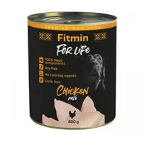Fitmin For Life вологий корм для собак з куркою 800г