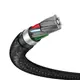 Кабель Baseus Cafule USB3.0 Male to USB3.0 Female 2A 1m, Dark gray (CADKLF-B0G)