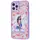 Чехол для Apple Iphone 12 Pro Max фиолетовый с сердечками