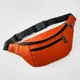 Сумка на пояс бананка Bumbag из экокожи унисекс, поясная сумка через плечо Морковная 27×16 см