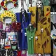 Декор для хэллоуина Призрачный Череп (95см) горчичный с зеленым 10098