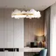 Люстра светодиодная подвесная LED светильник для квартиры на потолок лэд 26298 Бронза 20-120х60х60 см.